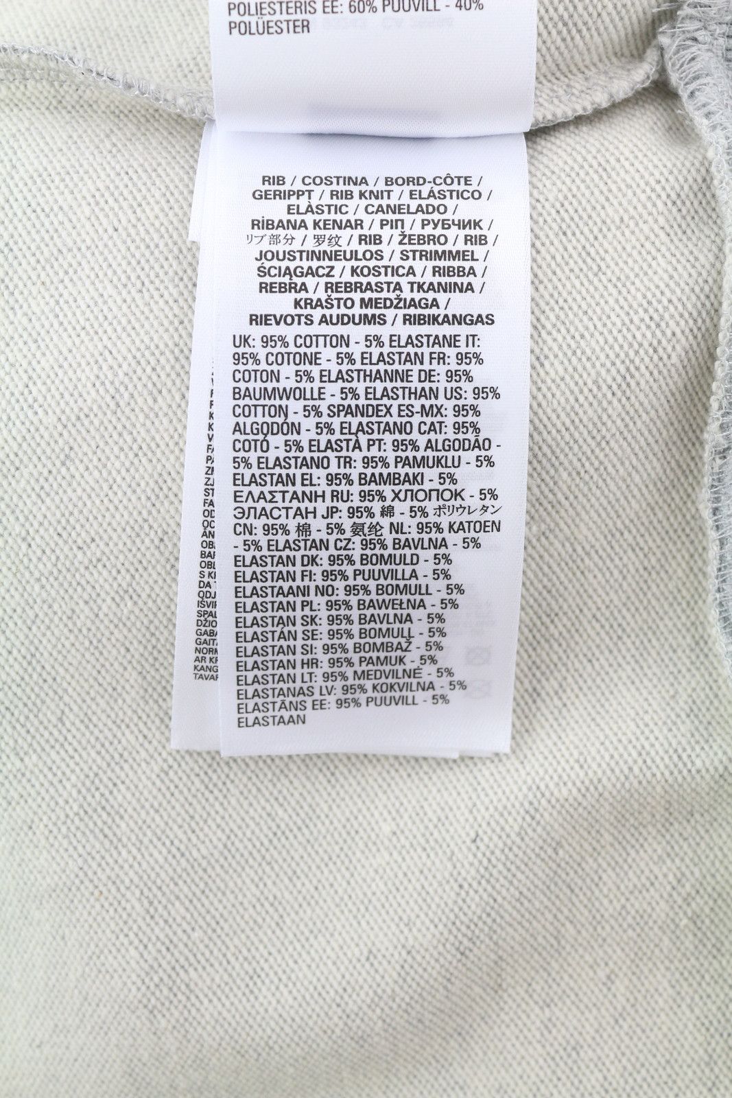 Diesel S-GIRK-K12 M Grey Melange Logo Sweatshirt 41019 Size US M / EU 48-50 / 2 - 11 Thumbnail