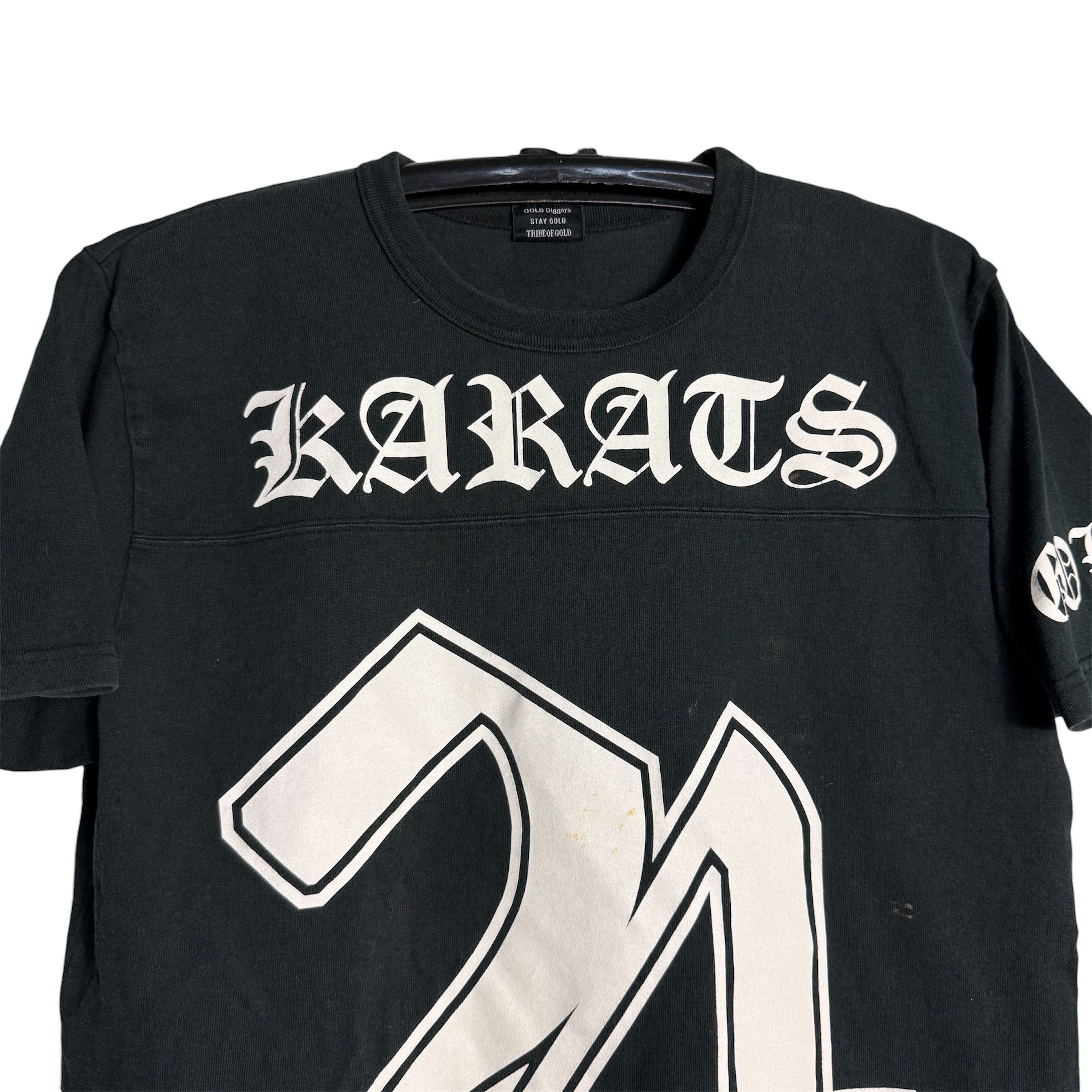 Japanese Brand 🔥RARE🔥Vintage 24 Karats Gold Diggers Spellout T-shirt Size US M / EU 48-50 / 2 - 2 Thumbnail