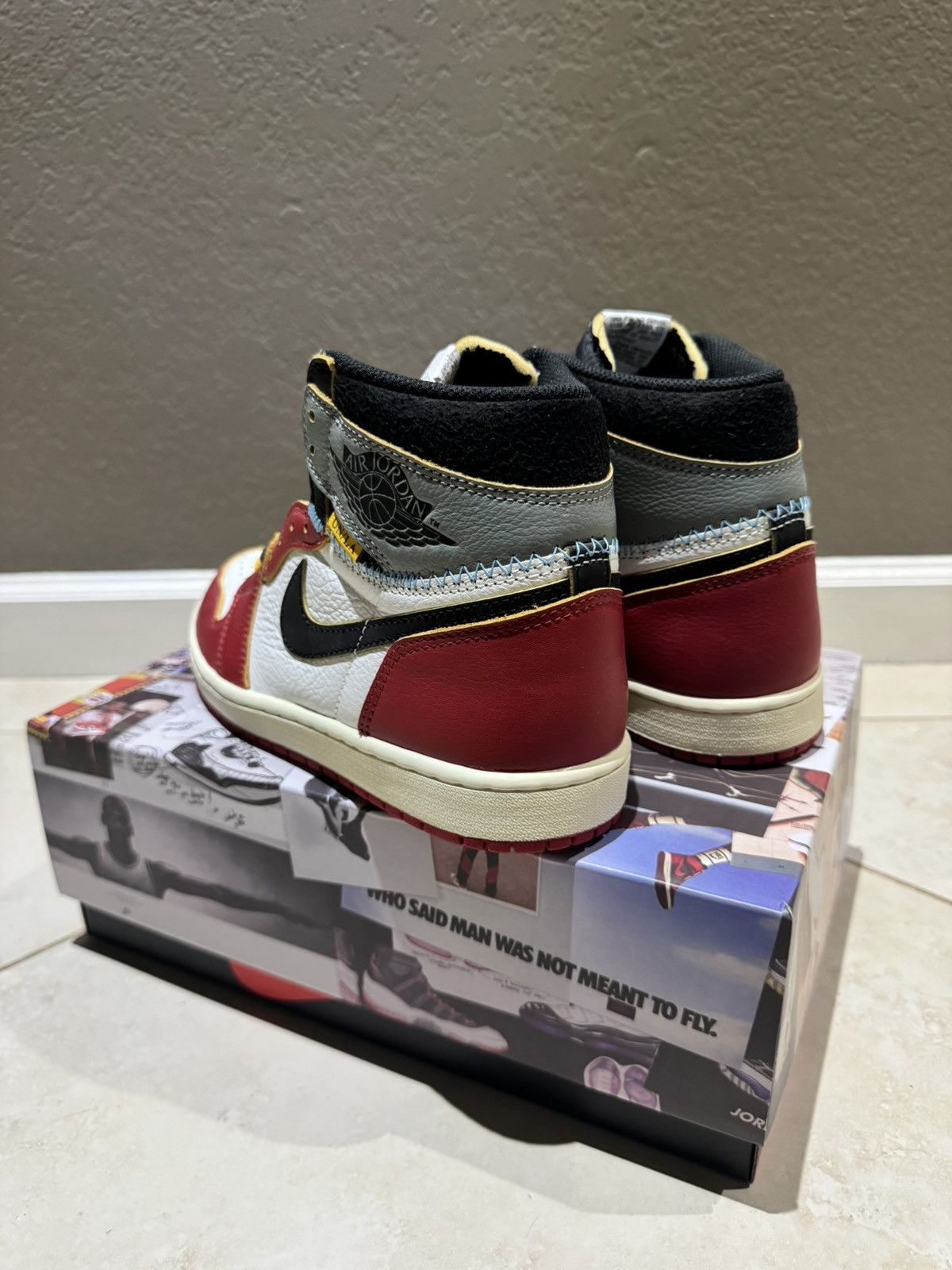 Jordan Brand × Union LA NEW* Union Jordan 1 Size 8 Men Chicago/Shadow Red Yellow Size US 8 / EU 41 - 7 Thumbnail