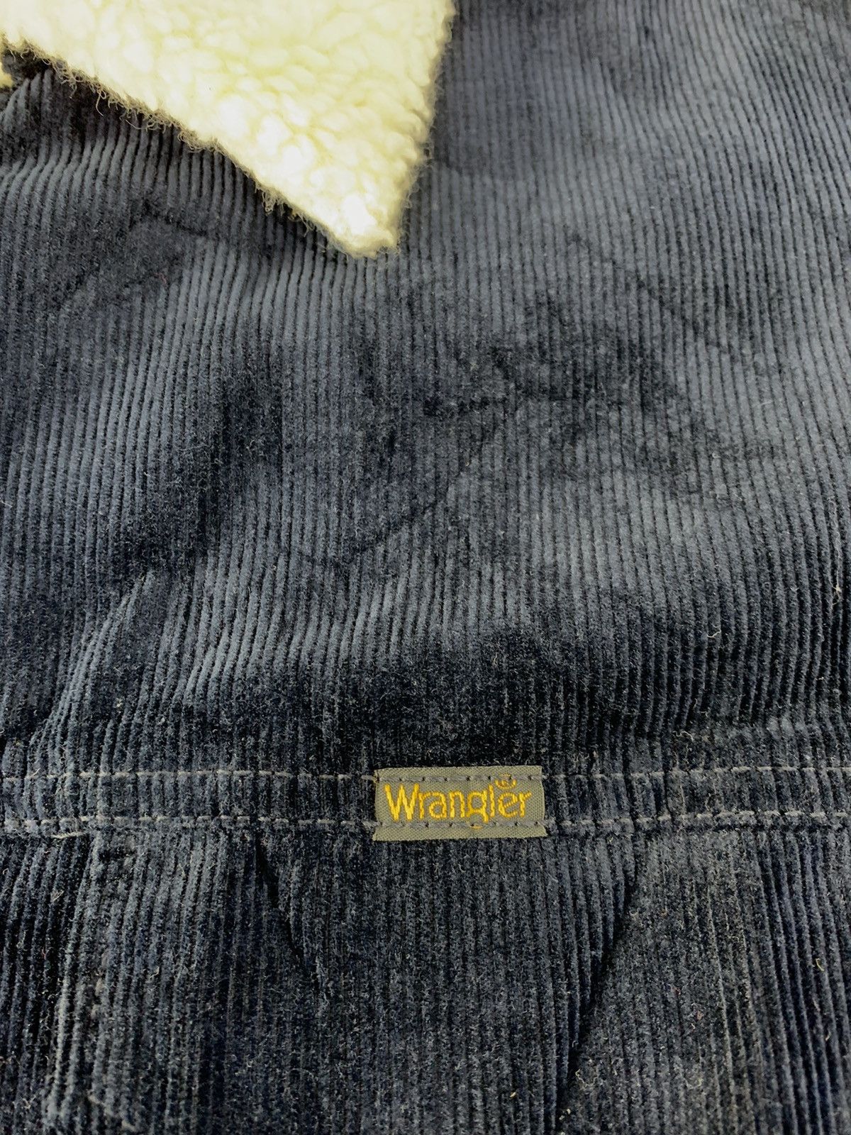 Wrangler Vintage Wrange Coat Shearling Corduroy Sherpa Jacket Size US L / EU 52-54 / 3 - 4 Thumbnail