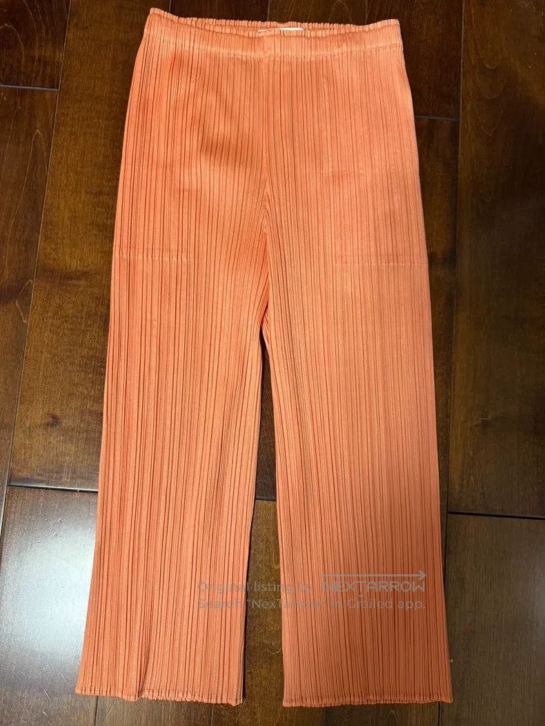 Issey Miyake Orange Trousers