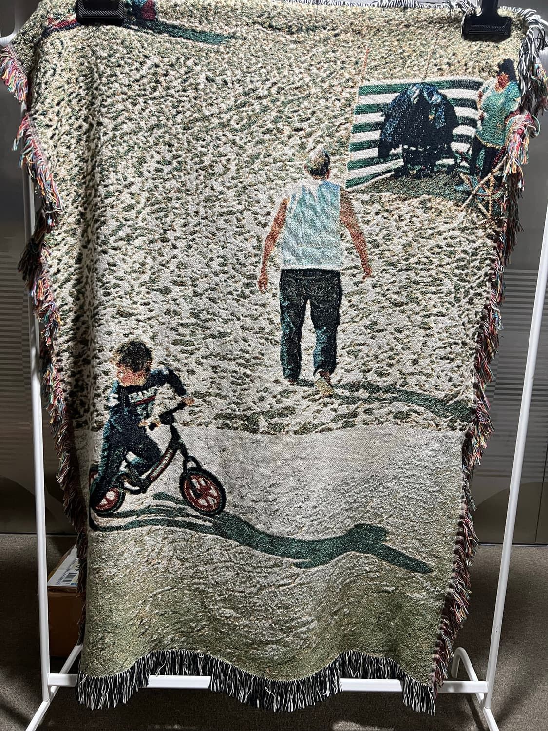 Vintage 39etc nvps carpet tapestry blanket dad and son Size ONE SIZE - 1 Thumbnail