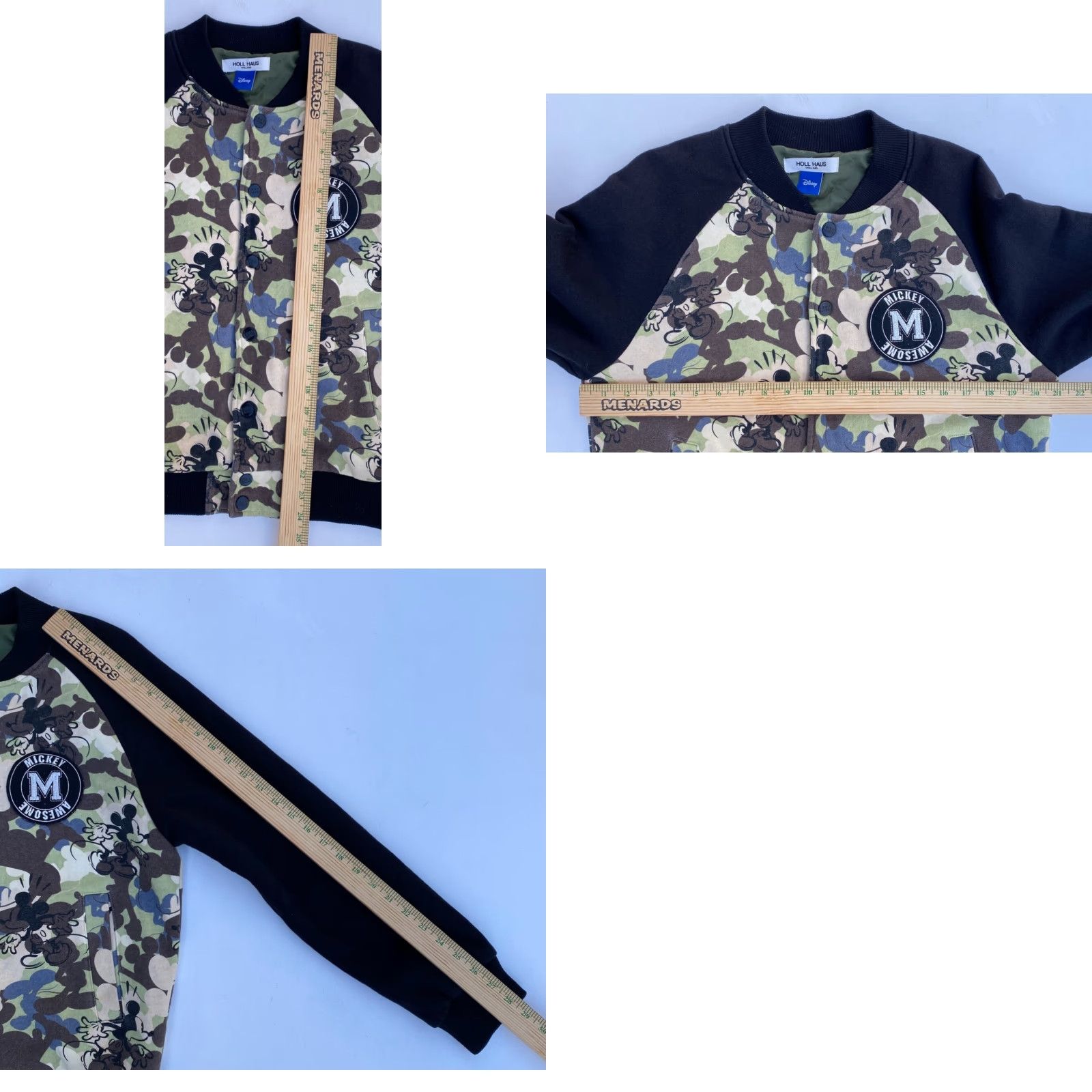 Vintage Holl House Holland x Disney Mickey Varsity Jacket Camouflage Sz L Men’s Shirt Jacket Mens Complete Size US L / EU 52-54 / 3 - 8 Thumbnail