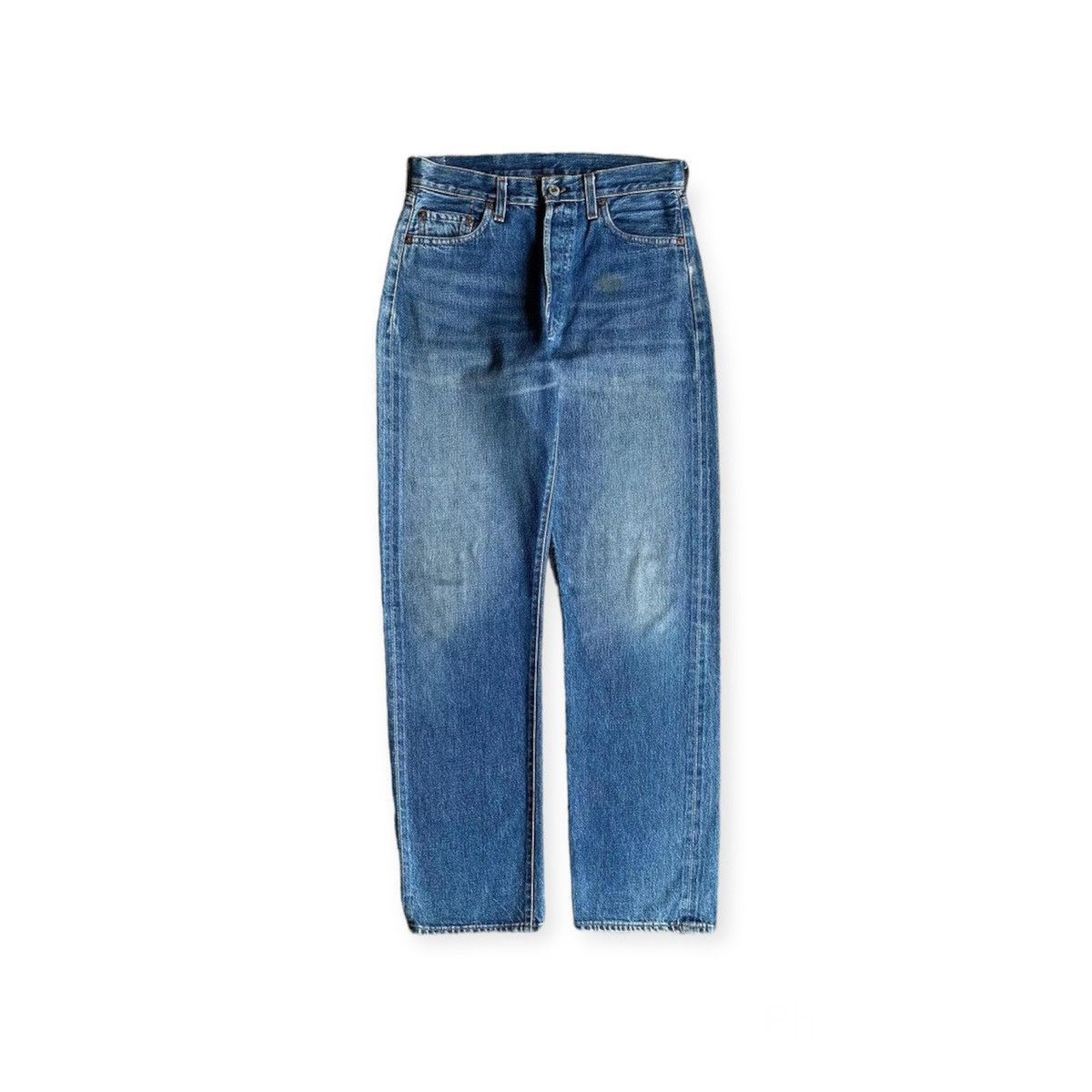 Levi's Vintage 90s Levis 501 Big E Selvedge Redline 555 Denim 31 Size US 31 - 3 Thumbnail