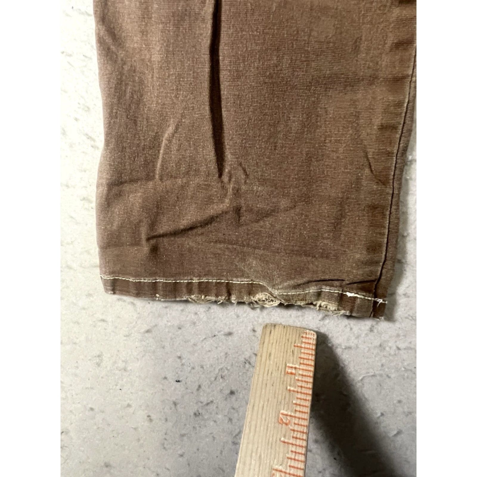 Vintage Five Star General Women's Carpenter Cargo Pants Size 0 Brown Utility Size 25" / US 0 / IT 36 - 6 Thumbnail
