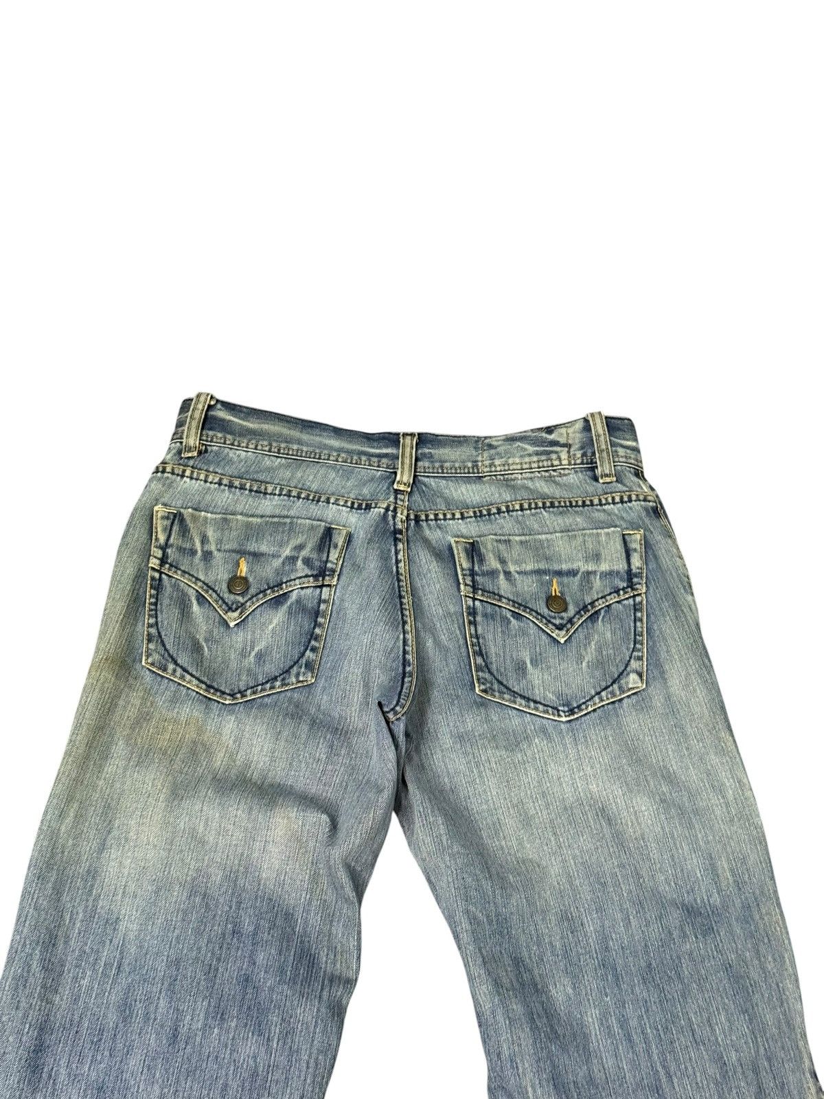 Japanese Brand Loose Jeans Rush Hour Distress Faded amiri dior homme 3🟦5 Size US 33 - 14 Thumbnail