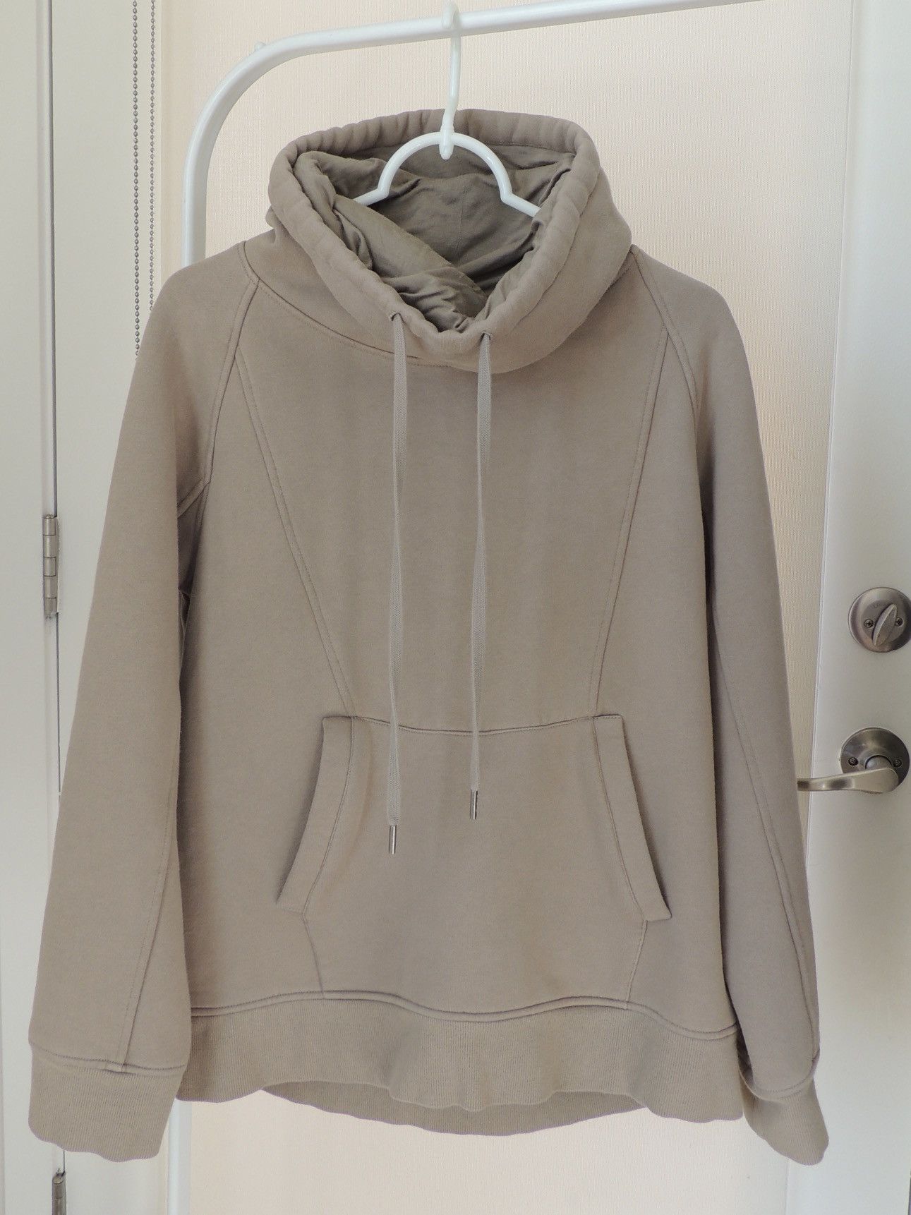 image of Helmut Lang High Neck Sweatshirt in Beige, Men's (Size Medium)