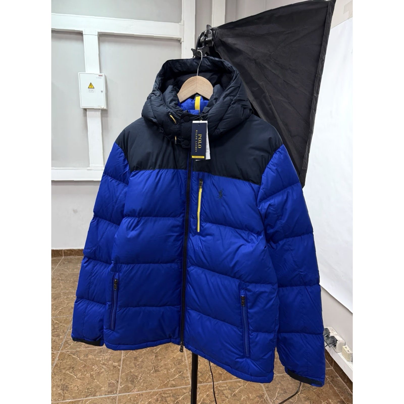 Ralph Lauren VINTAGE? No. New polo ralph lauren hooded down puffer El Cap jacket L blue mens Size US L / EU 52-54 / 3 - 2 Thumbnail