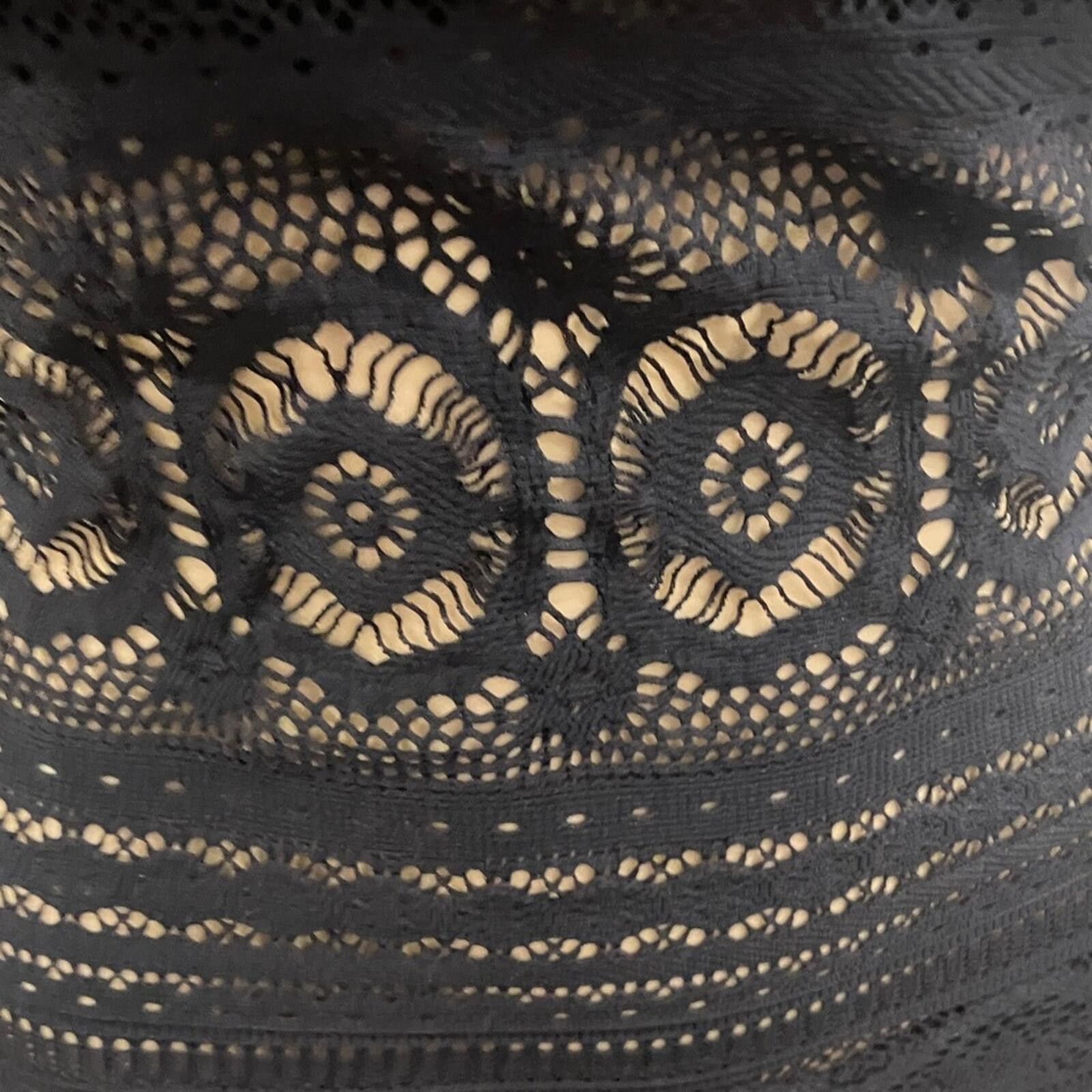 Kenneth Cole NWOT Kenneth Cole Reaction Black Crochet Swimsuit Size ONE SIZE - 8 Thumbnail