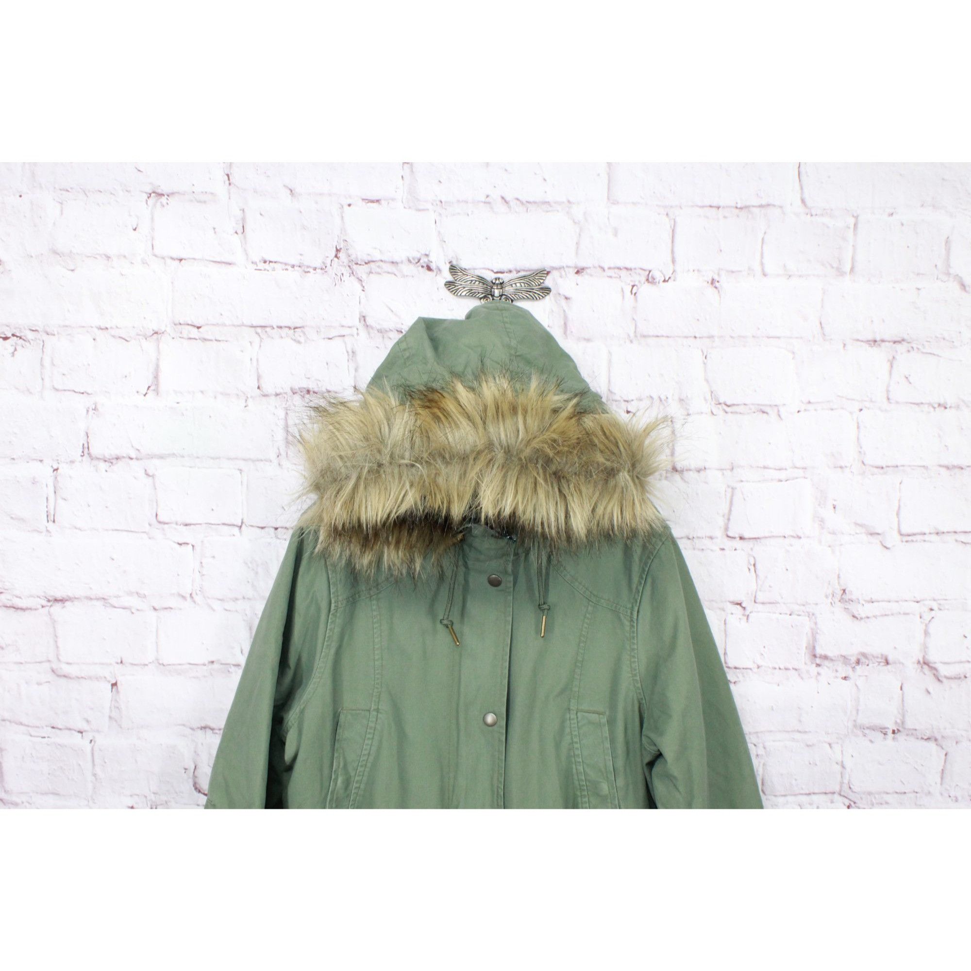 L.L. Bean LL Bean Women's East End Parka Deep Olive Size Small Pet Size S / US 4 / IT 40 - 2 Thumbnail