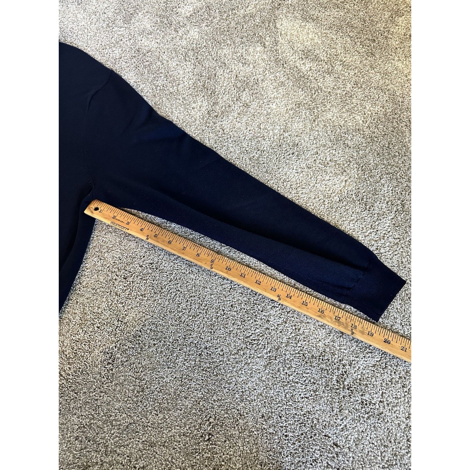 Polo Ralph Lauren Polo Ralph Lauren Men's Navy Blue 100% Merino Wool Size US XL / EU 56 / 4 - 3 Thumbnail