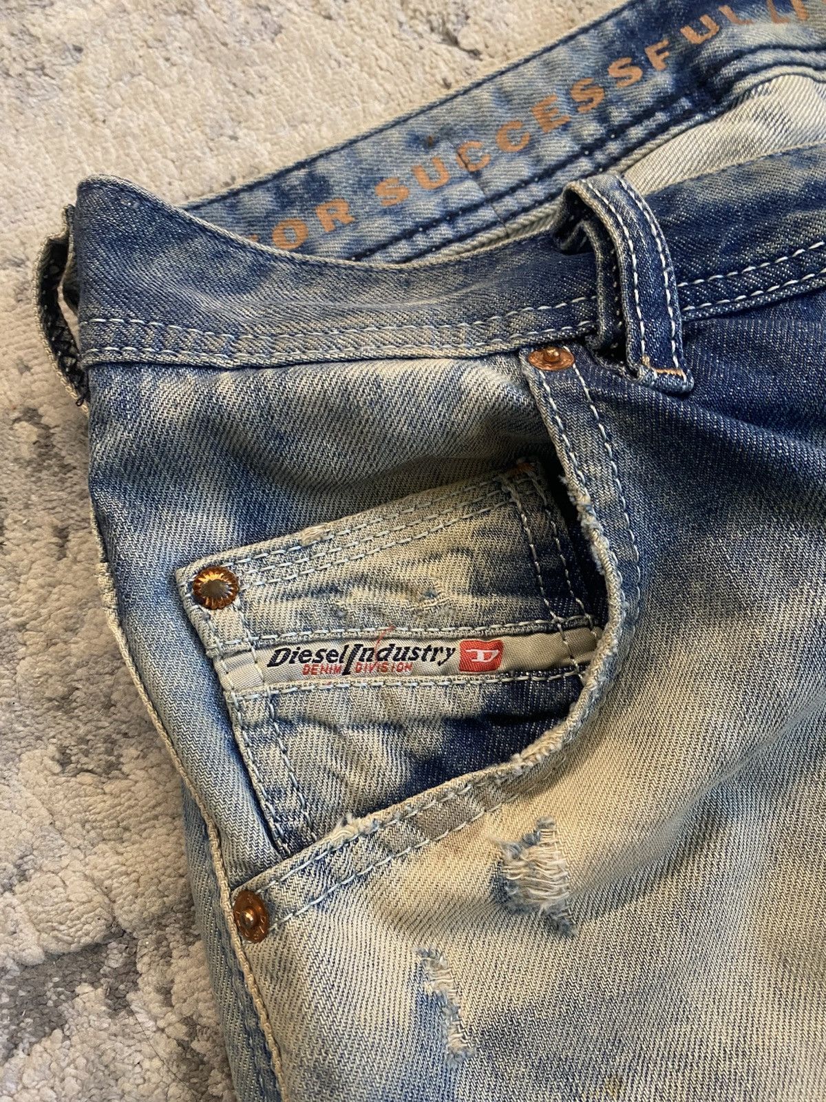Diesel Diesel Krooley - Mudwash Bleached Jeans Size US 32 / EU 48 - 5 Thumbnail