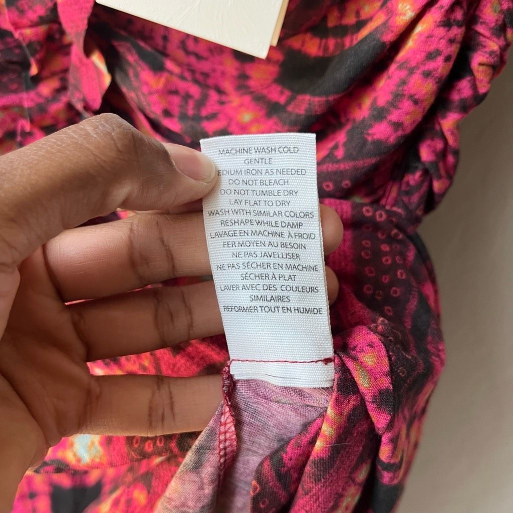 Ulla Johnson NEW Ulla Johnson Dress Marcella Wild Rose Pink Print Halter Size XS / US 0-2 / IT 36-38 - 12 Thumbnail