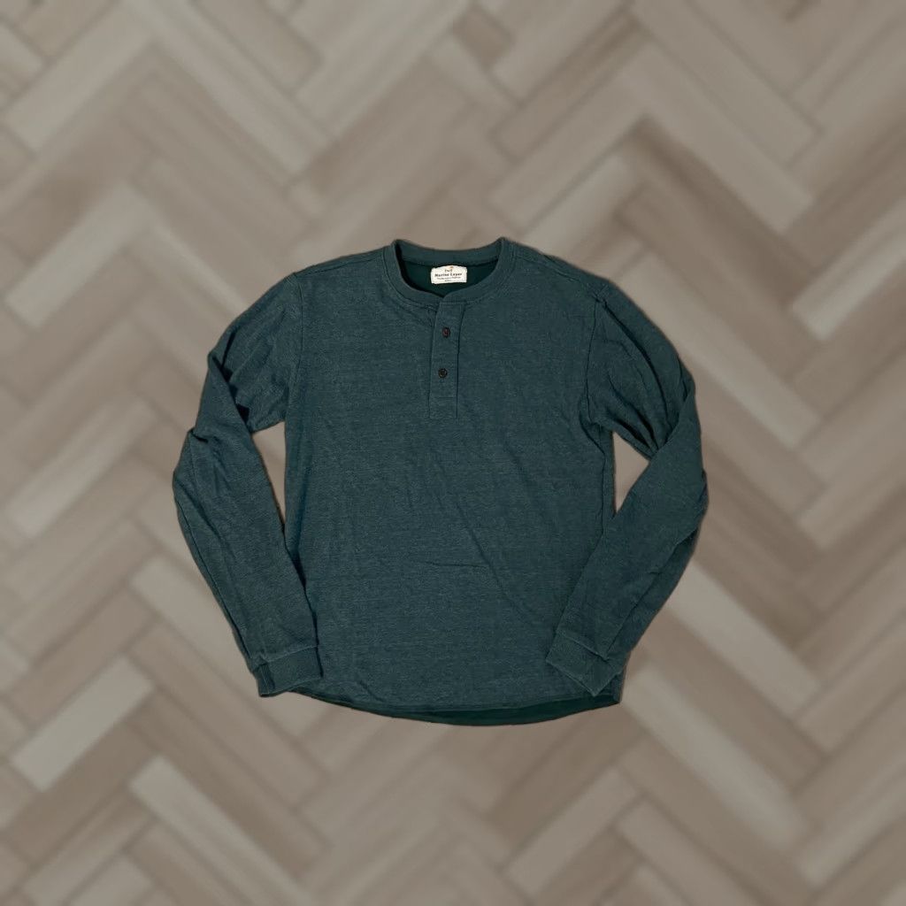 Marine Layer Marine Layer Womens Green Long Sleeve Henley Size S T-Shirt Adult Womens Short Sleeve? Size S / US 4 / IT 40 - 1 Thumbnail