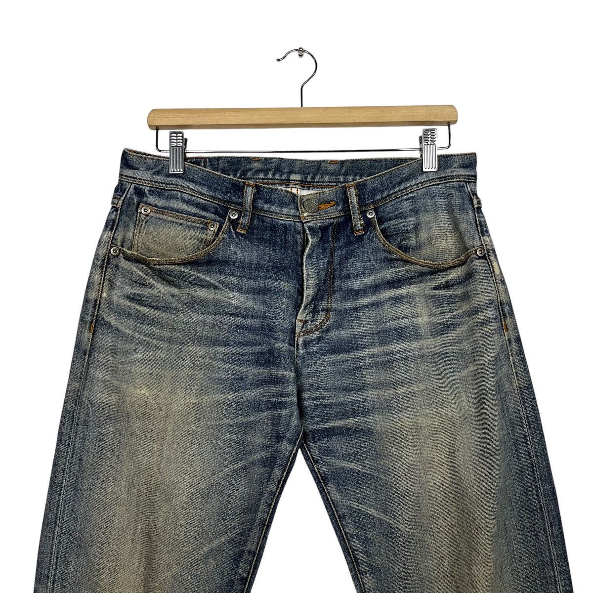 Matsuda Vintage Monsieur Nicole By Matsuda Distressed Denim Size 32" / US 10 / IT 46 - 2 Thumbnail