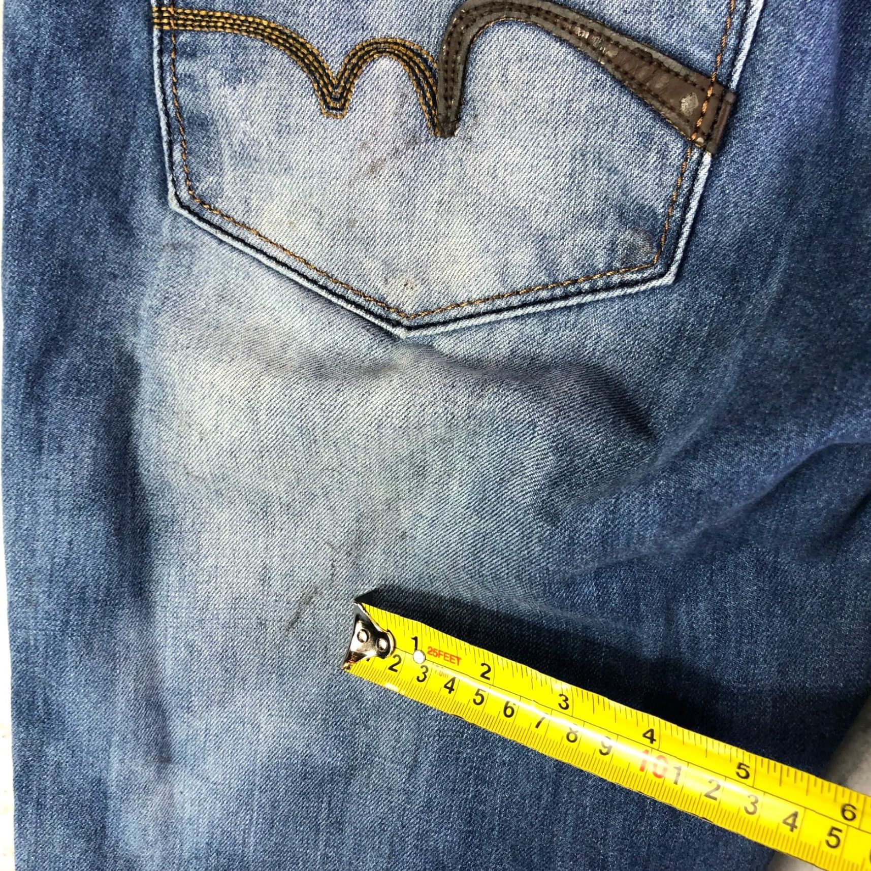 Vintage El General Mid Rise Straight Leg Jeans Mens Size 36 Medium Wash Blue Denim Cotton Size US 36 / EU 52 - 7 Thumbnail
