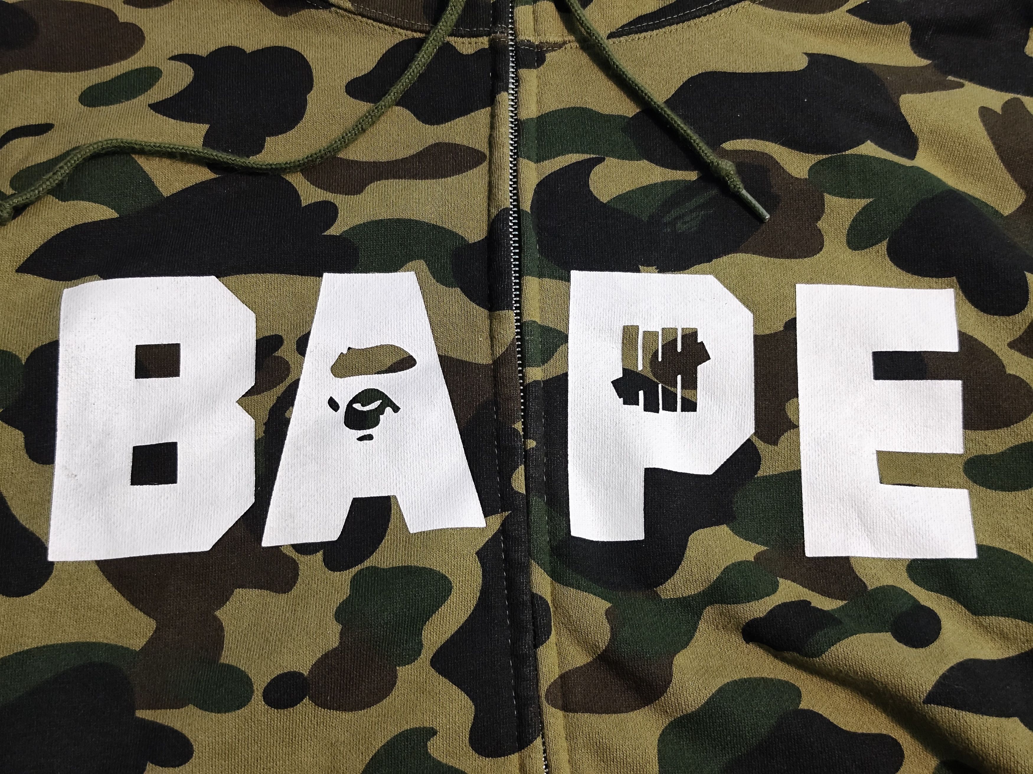 Bape × Undefeated BAPE × Undefeated - 1st Camo Ronin Full Zip Hoodie Rare Size US XXL / EU 58 / 5 - 8 Thumbnail