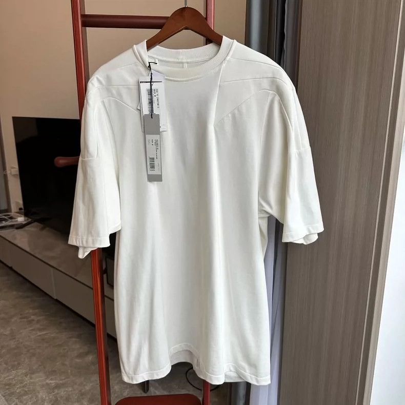 Rick Owens Rick Owens White Short Sleeve Armor Shirt Size US M / EU 48-50 / 2 - 1 Thumbnail