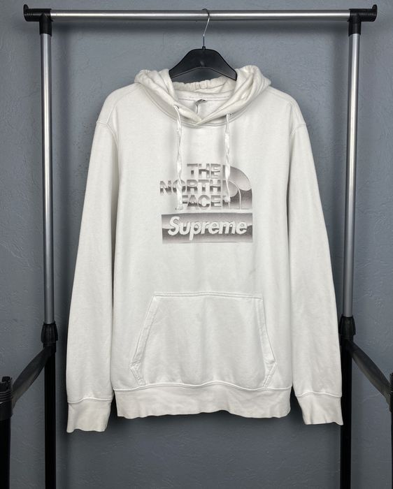 Supreme north face hot sale metallic hoodie