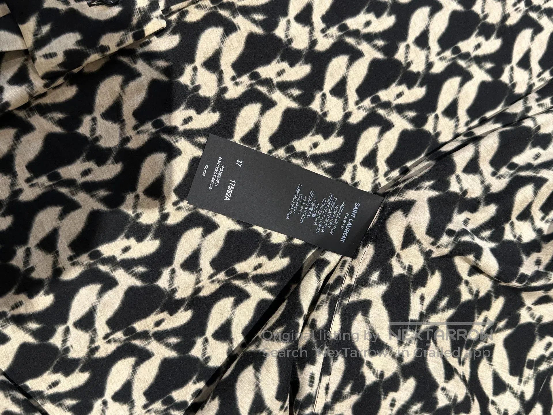 Saint Laurent Paris Saint Laurent Men's Leaf. Size US M / EU 48-50 / 2 - 6 Thumbnail