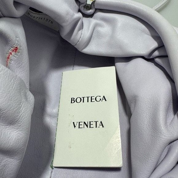 Bottega Veneta Bottega Veneta Mini Leather Pouch Clutch Crossbody Bag Purpl Size ONE SIZE - 9 Thumbnail