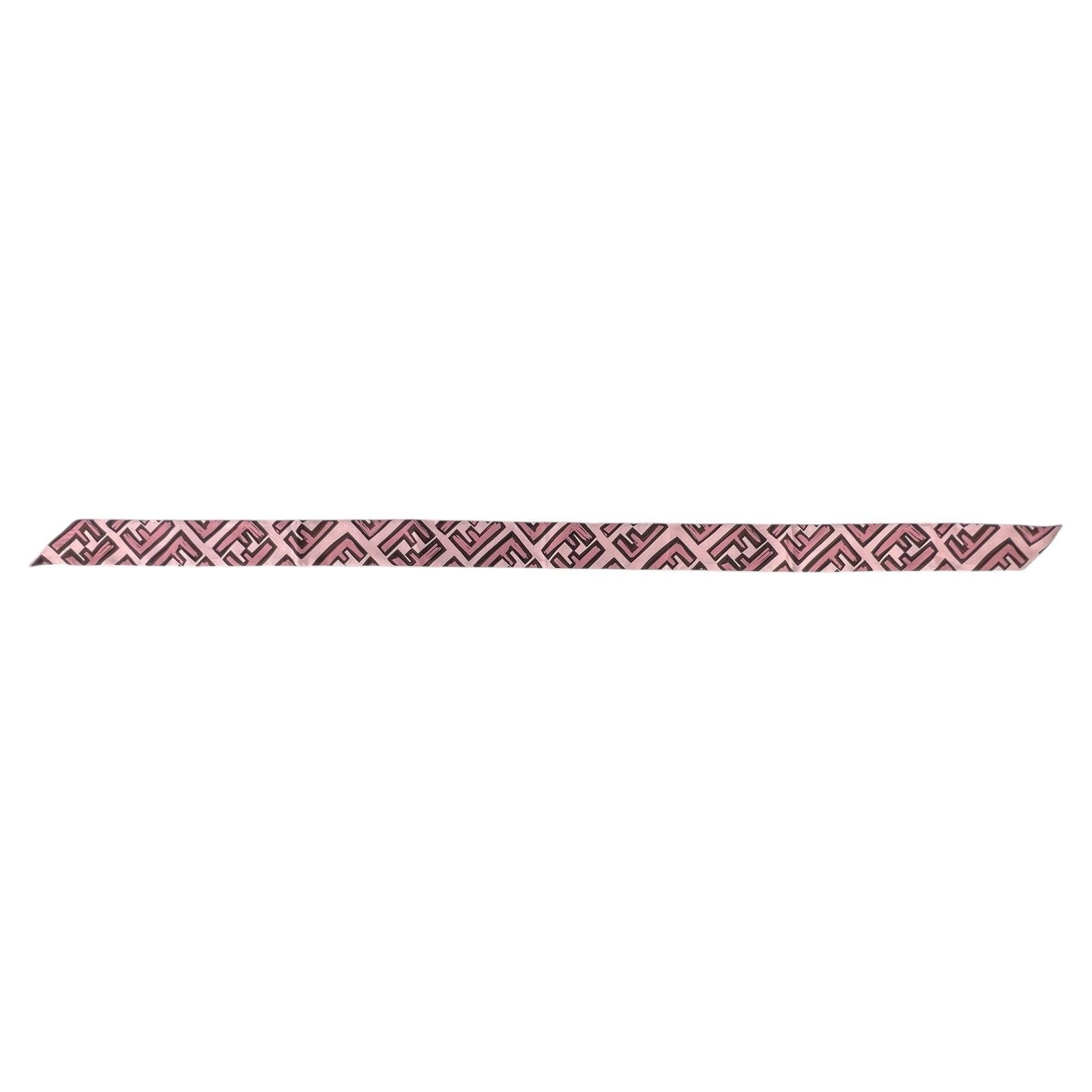 Fendi Fendi Zucca Pink Twilly Size ONE SIZE - 3 Thumbnail