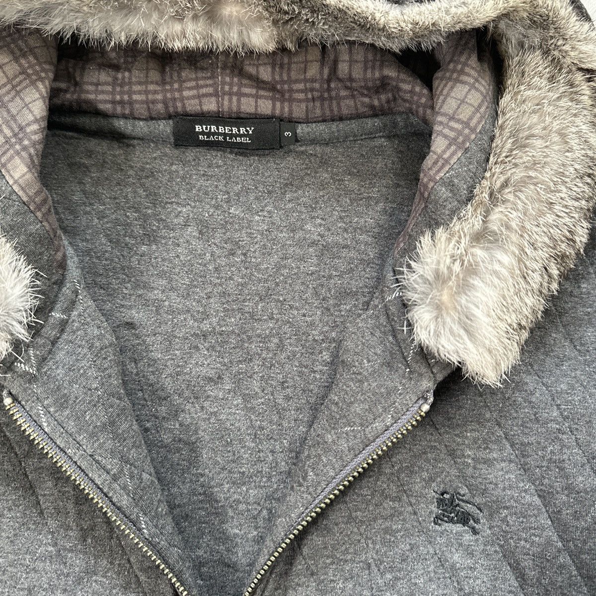 Burberry Burberry Black Label Fur Hood Quilted Zip Hoodie (M) Size US M / EU 48-50 / 2 - 5 Thumbnail