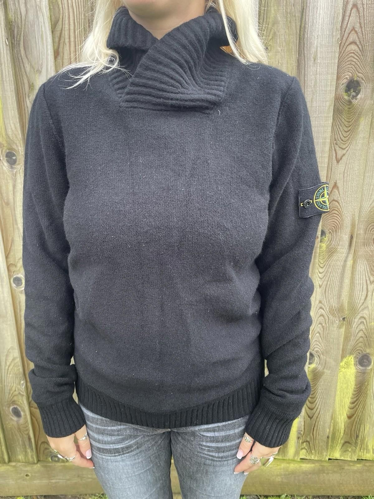 Stone Island Stone Island Wool Turtle Neck Black Sweater Jumper Small Size US S / EU 44-46 / 1 - 1 Thumbnail