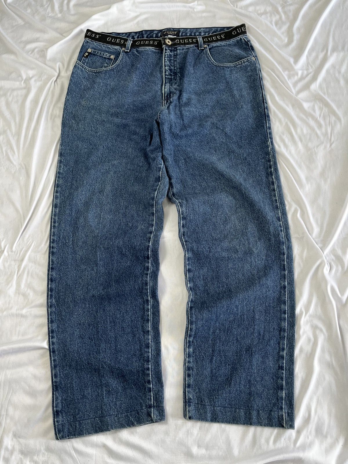 Vintage vintage guess jeans Size US 36 / EU 52 - 5 Thumbnail