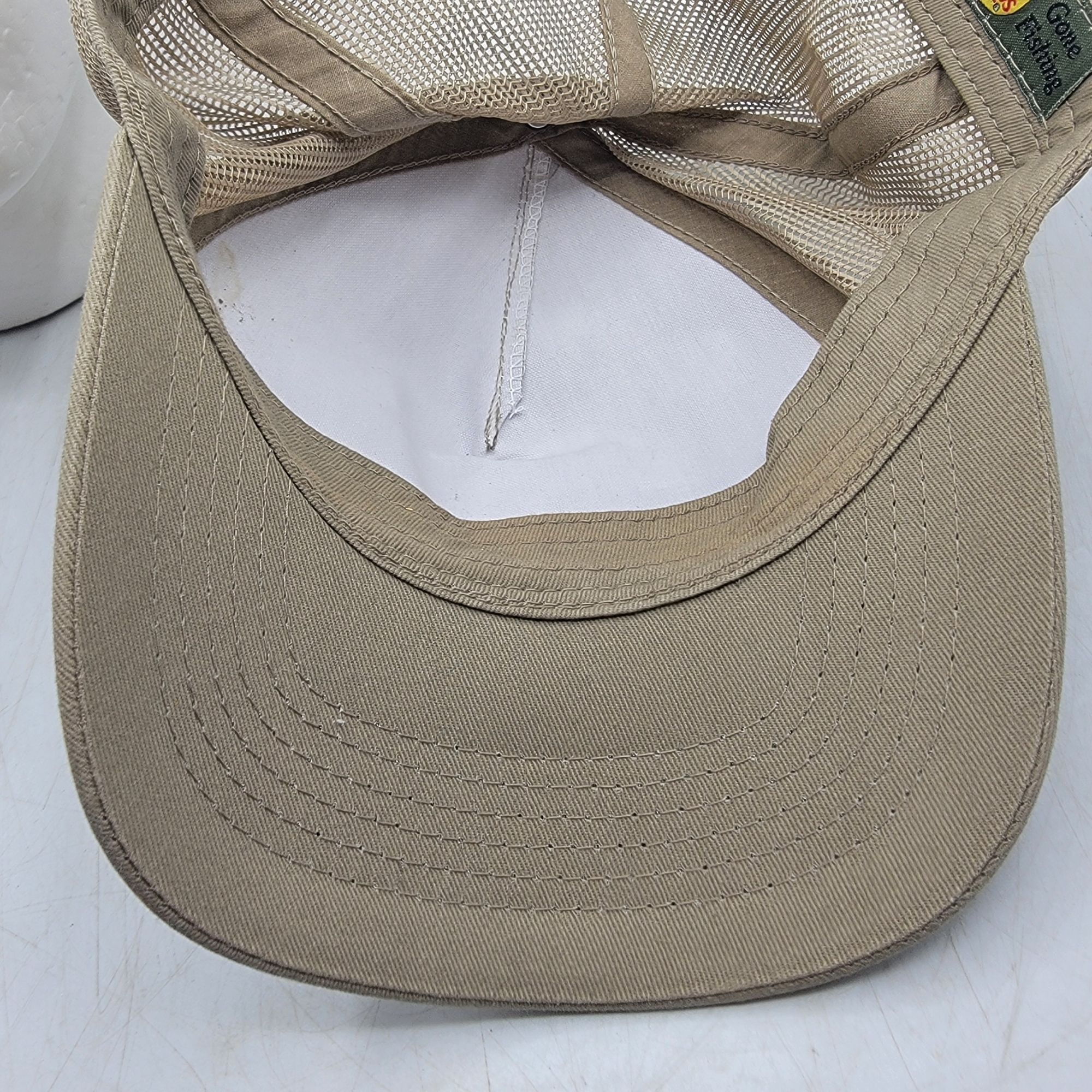 Bass Pro Shops Bass Pro Shops Cabelas Adults Tan Trucker Hat Fishing Hiking Size ONE SIZE - 8 Thumbnail