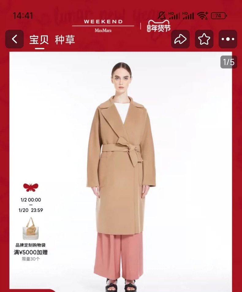 Max Mara Max Mara All wool overcoat Size S / US 4 / IT 40 - 6 Thumbnail