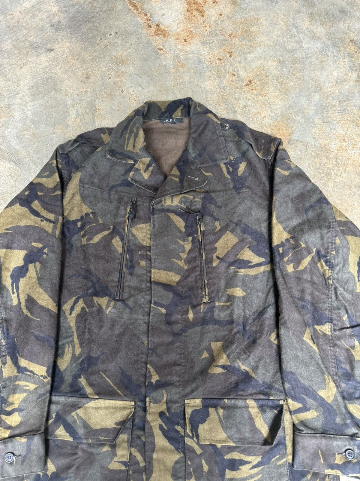 A.P.C. A.P.C Camo Jacket Made in France Size US L / EU 52-54 / 3 - 2 Thumbnail