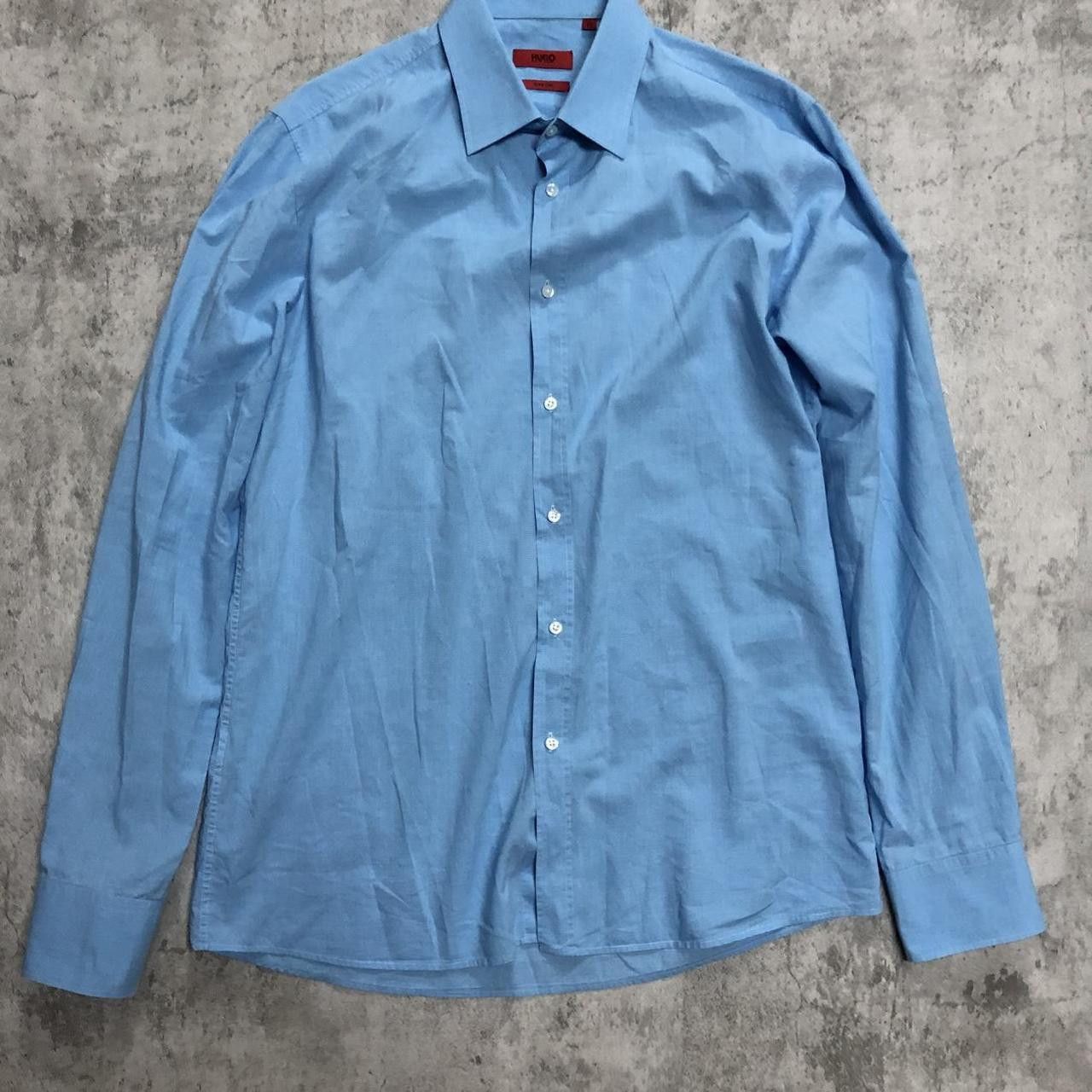 Hugo Boss Blue shirt Hugo boss business Size US XL / EU 56 / 4 - 1 Thumbnail