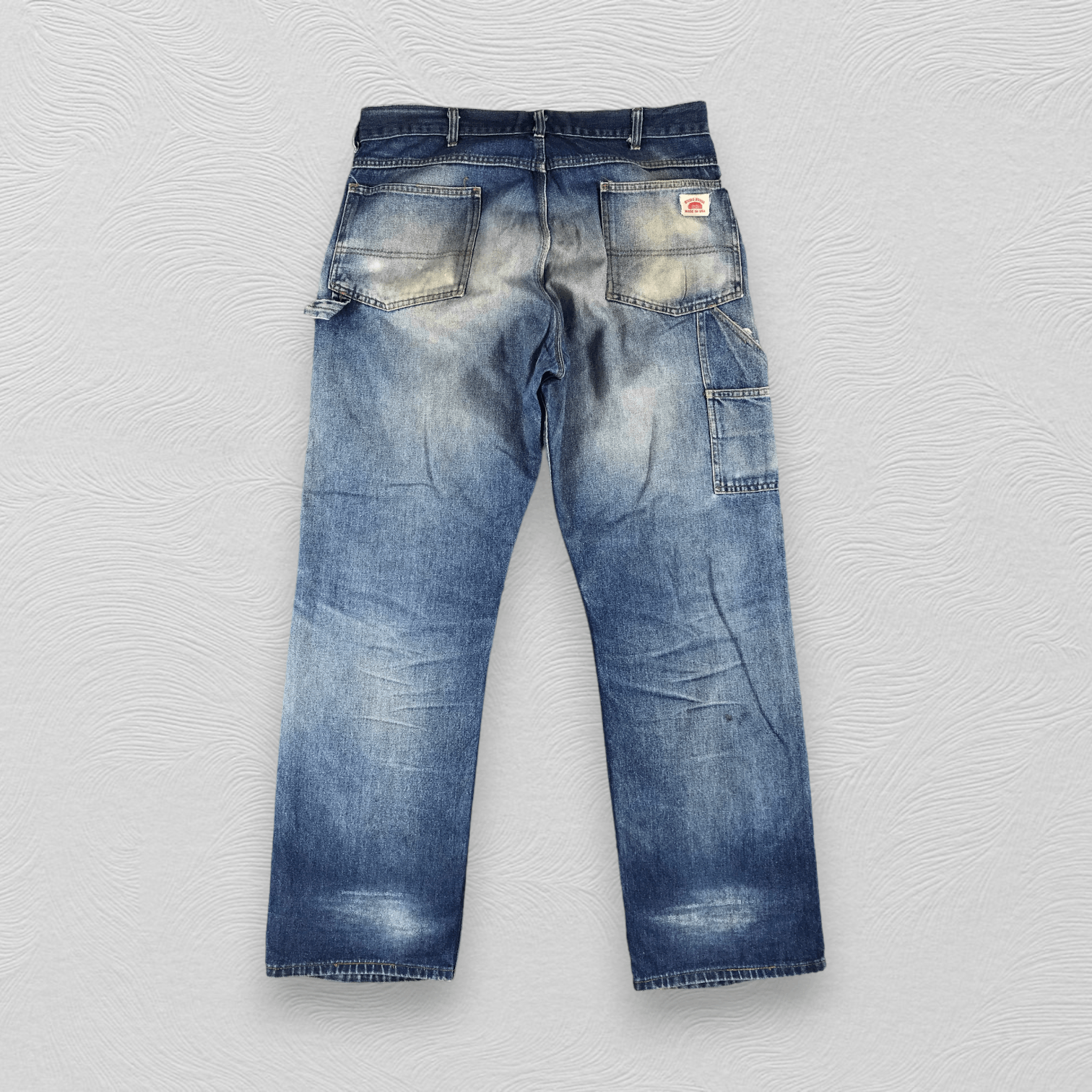 Vintage Vintage Round House Carpenter Jeans Distressed Denim KJ748 Size US 36 / EU 52 - 2 Thumbnail