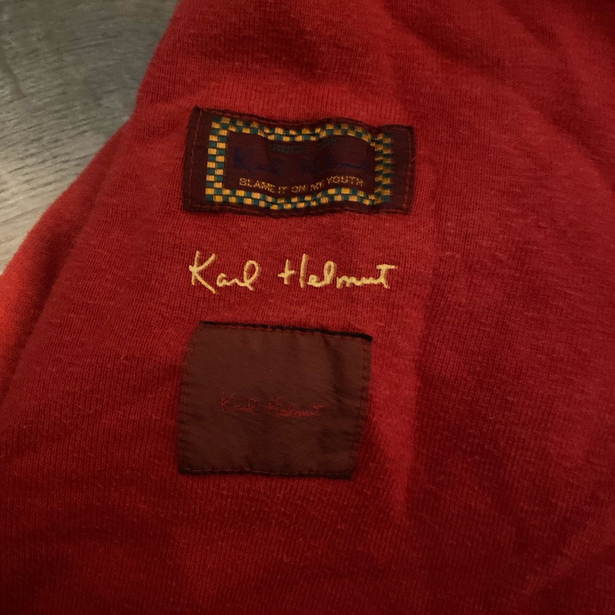 Karl Helmut Karl Helmut Red Sweater Size US S / EU 44-46 / 1 - 4 Thumbnail