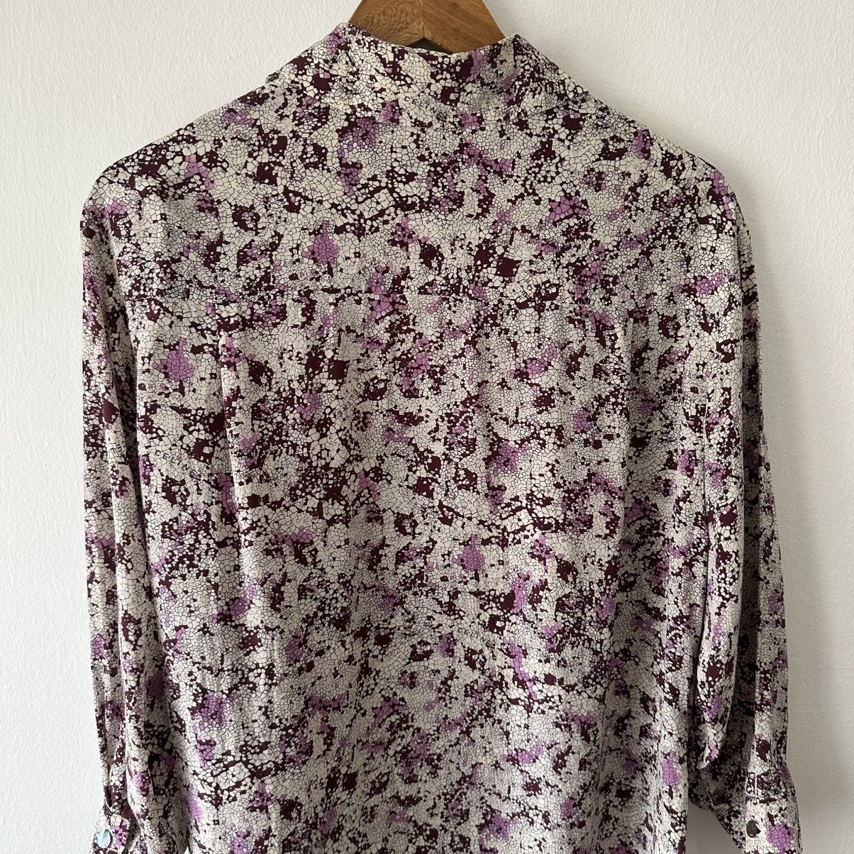 Celine Celine Sakura Snake Print Silk Button Dress Size L / US 10 / IT 46 - 5 Thumbnail