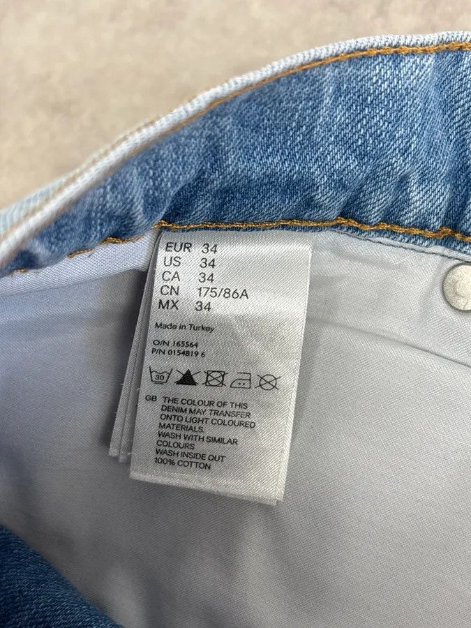 Maison Margiela FW2012 Maison Margiela H&M Light Blue Denim Inside-Out Jeans Size US 32 / EU 48 - 8 Thumbnail
