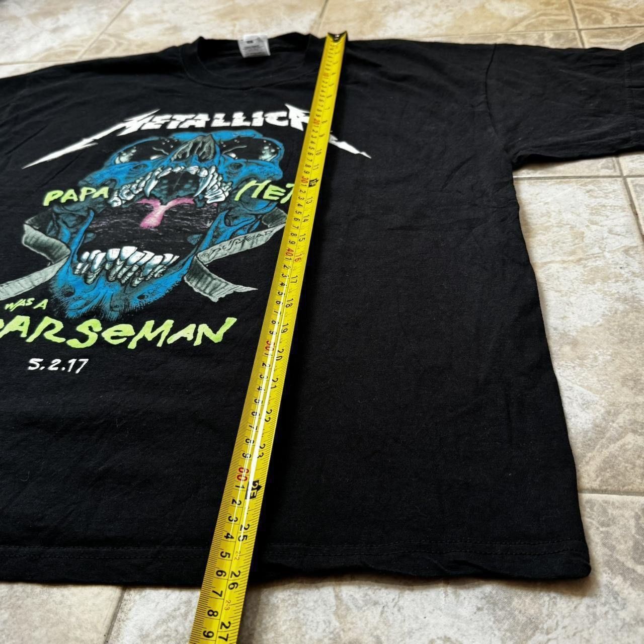 Fruit Of The Loom Metallica Papa Het Was Horseman Regular Men’s XL T-Shirts Size US XL / EU 56 / 4 - 5 Thumbnail
