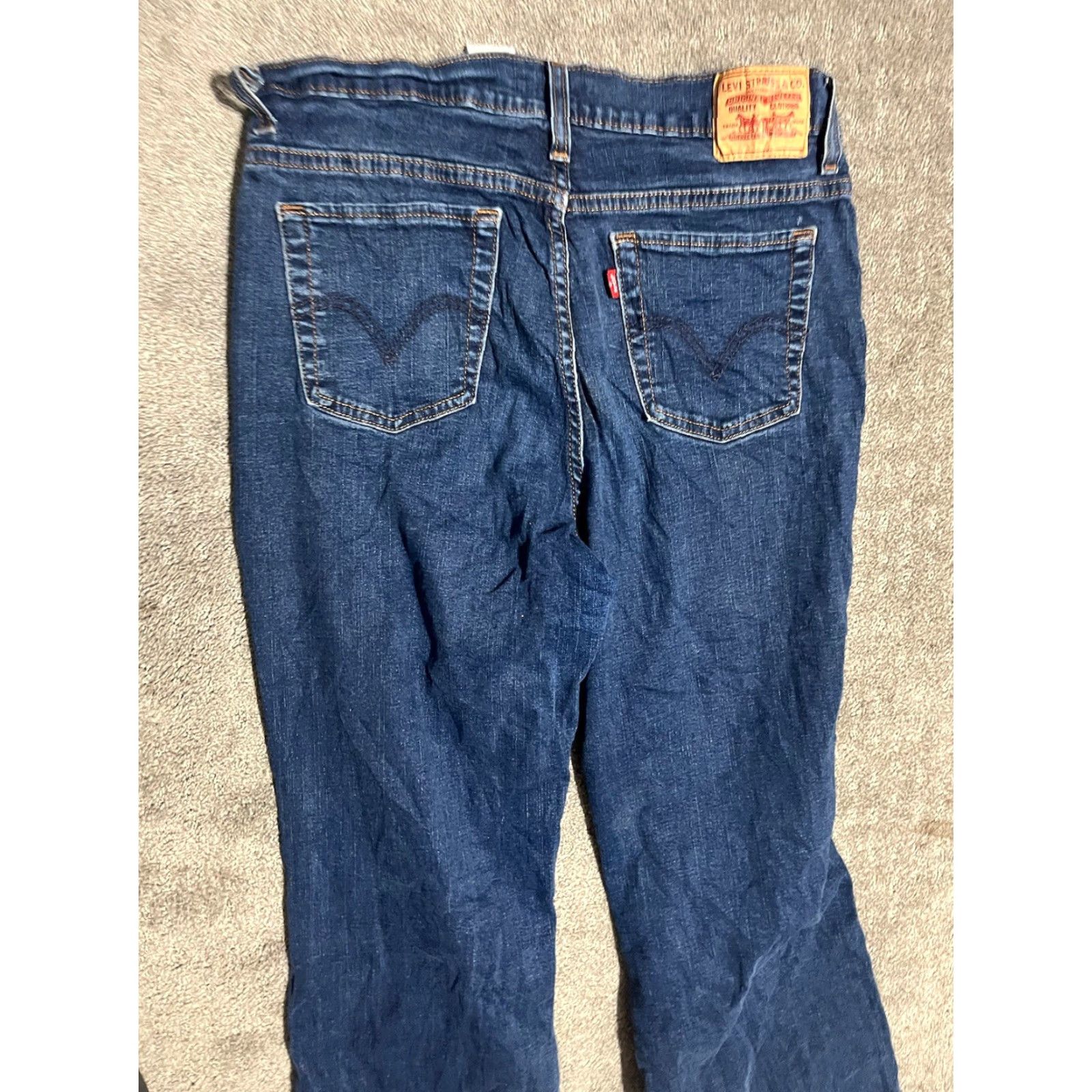 Levi's VINTAGE Levi's Jeans 512 Slim Bootcut Womens 12 Blue Classic Casual Size 34" / US 12 / IT 48 - 2 Thumbnail