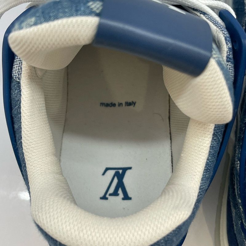 Louis Vuitton Louis Vuitton Vintage Denim Trainer Sneakers for Men -2508 Size US 8.5 / EU 41-42 - 7 Thumbnail