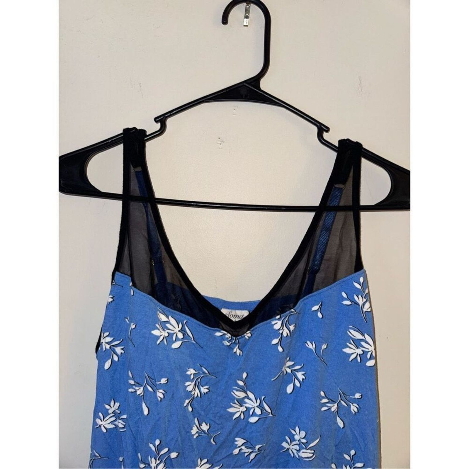 Somar Soma Cool Nights Mesh Floral Tank Top - Size Large Size L / US 10 / IT 46 - 5 Thumbnail