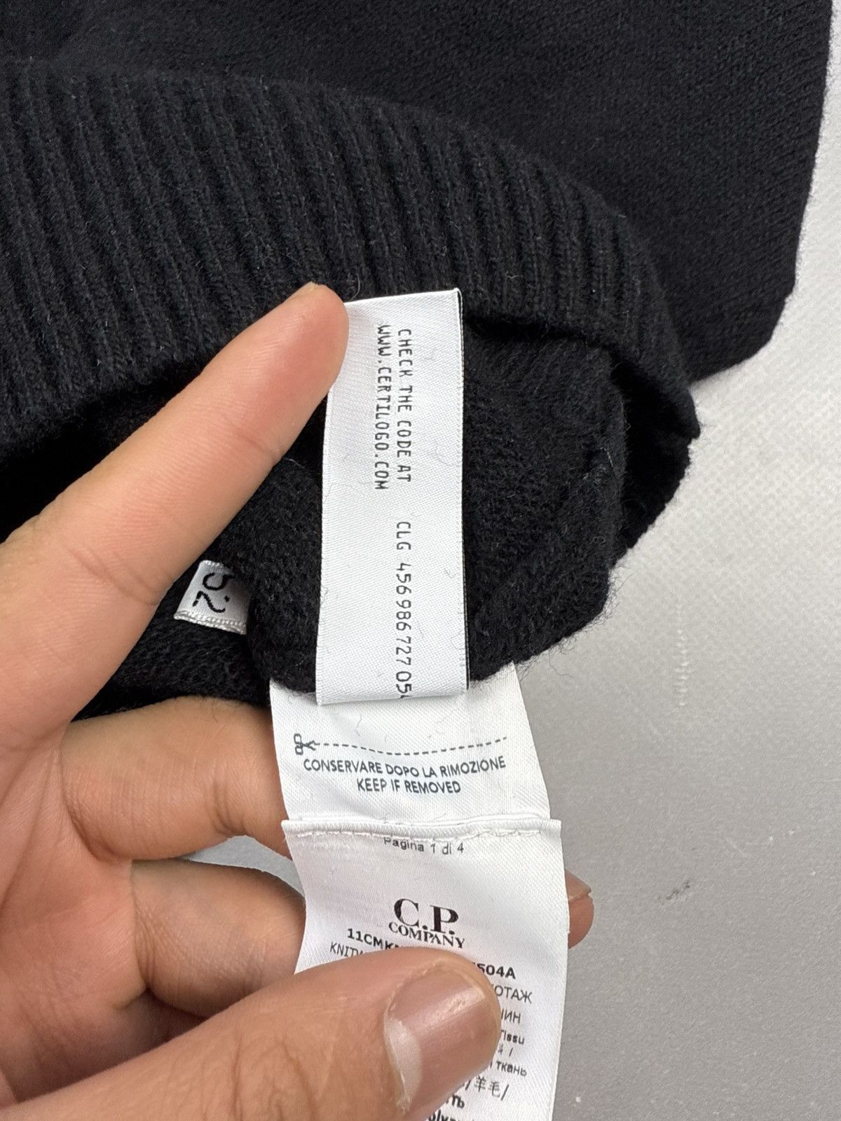 C.P. Company C.P. Company jersey black iconic model Size US L / EU 52-54 / 3 - 11 Thumbnail