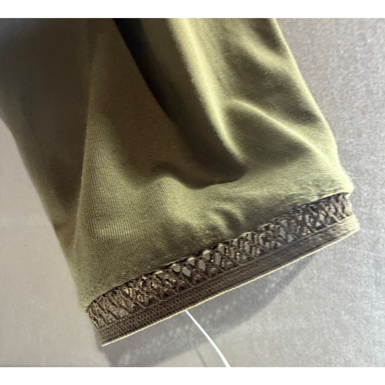 Other HEARTS OF PALM SILKY SOFT SHINY GREEN T SIZE L V-NECK LS NWT Size L / US 10 / IT 46 - 4 Thumbnail