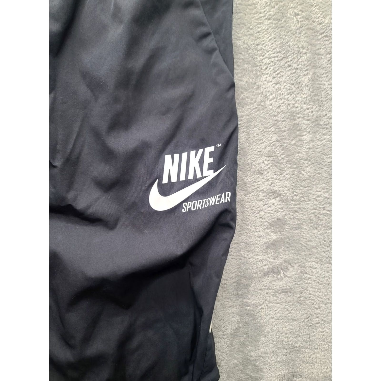 Nike Nike Archive Snap Pants Women’s L Black Tearaway Track Athletic Snap Sides Pants 90s Regular Womens Size 36" / US 14 / IT 50 - 2 Thumbnail