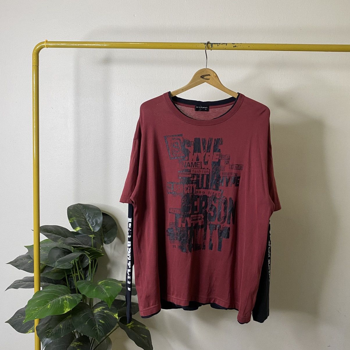 Mind Games Y2K Double Sleeves Seditionaries Poem Cyber Punk Grunge Fade Size US XXL / EU 58 / 5 - 1 Thumbnail