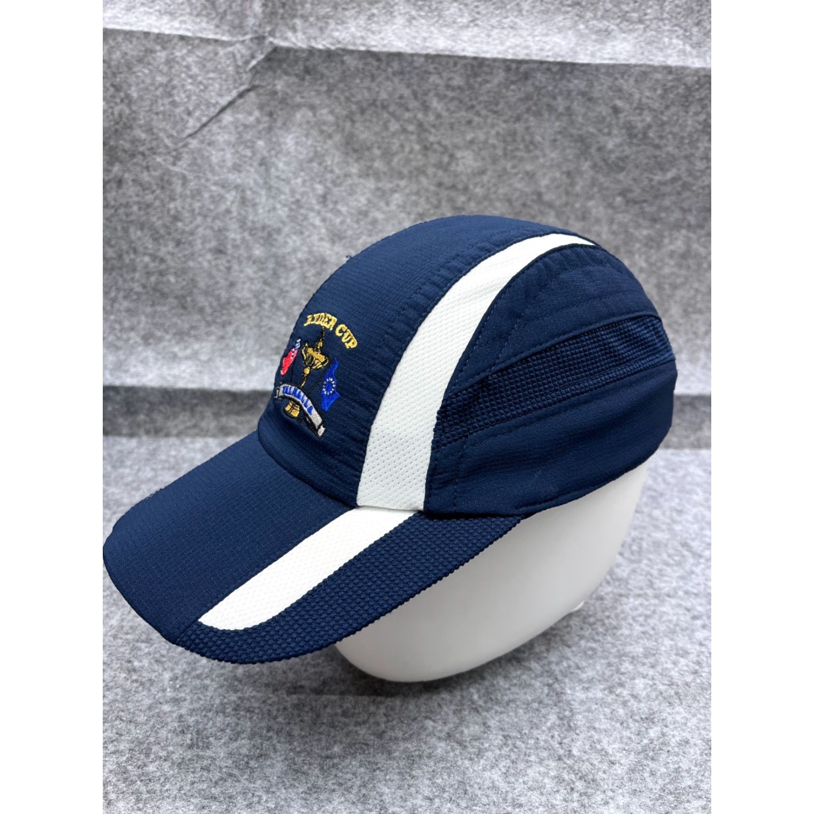 Imperial Imperial Hat Cap Strap Back Adult Blue Polyester Blend Golfer Ryder Cup Valhalla Size ONE SIZE - 4 Thumbnail