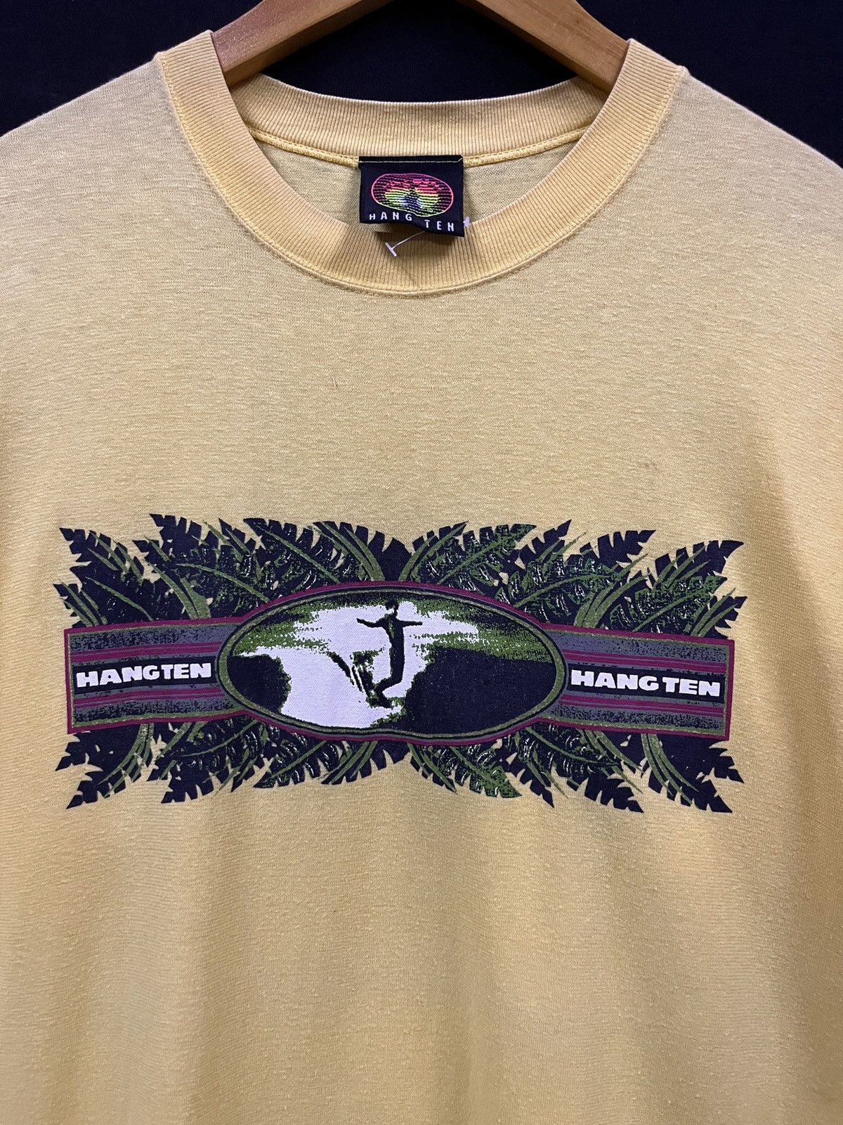 Hang Ten VINTAGE 90s HANG TEN SURFING TSHIRT Size US L / EU 52-54 / 3 - 2 Thumbnail