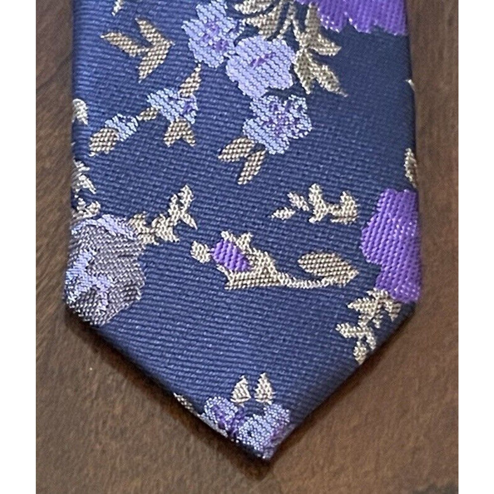 Other Vittorio Vico Purple Blue Hand Made 100% Polyester In China Size ONE SIZE - 6 Thumbnail