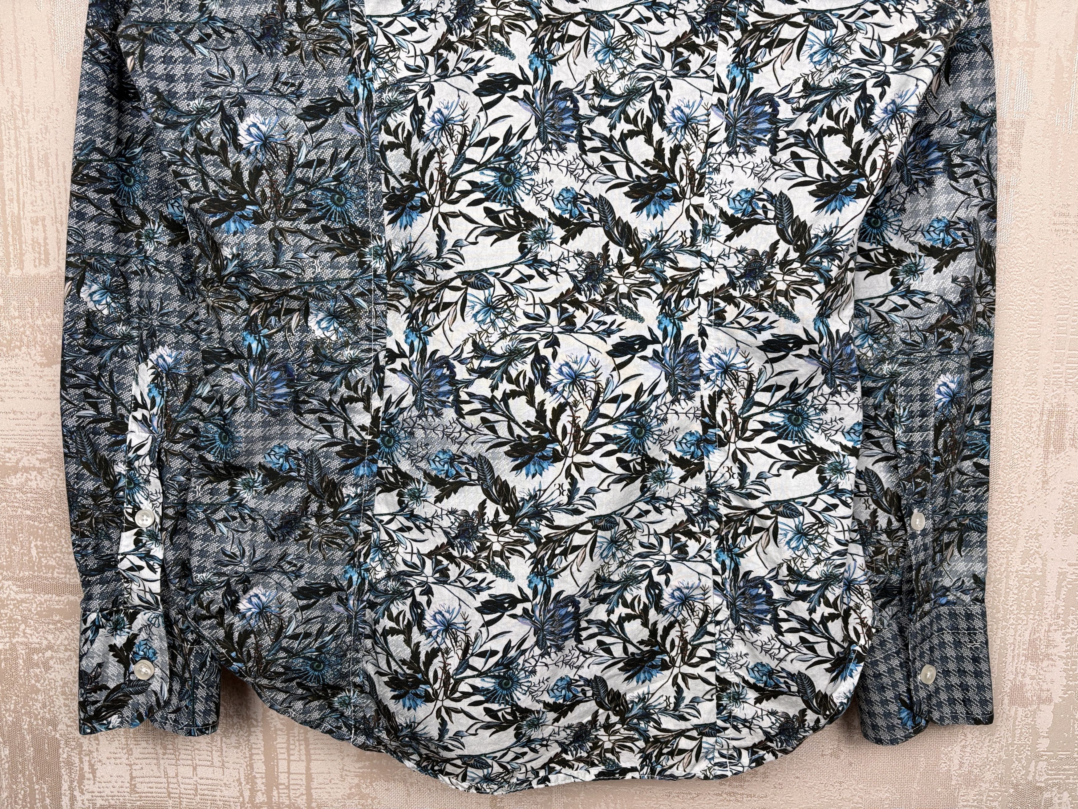 Billionaire Couture Billionaire Italian Couture Floral Long Sleeve Dress Shirt Size US M / EU 48-50 / 2 - 19 Thumbnail