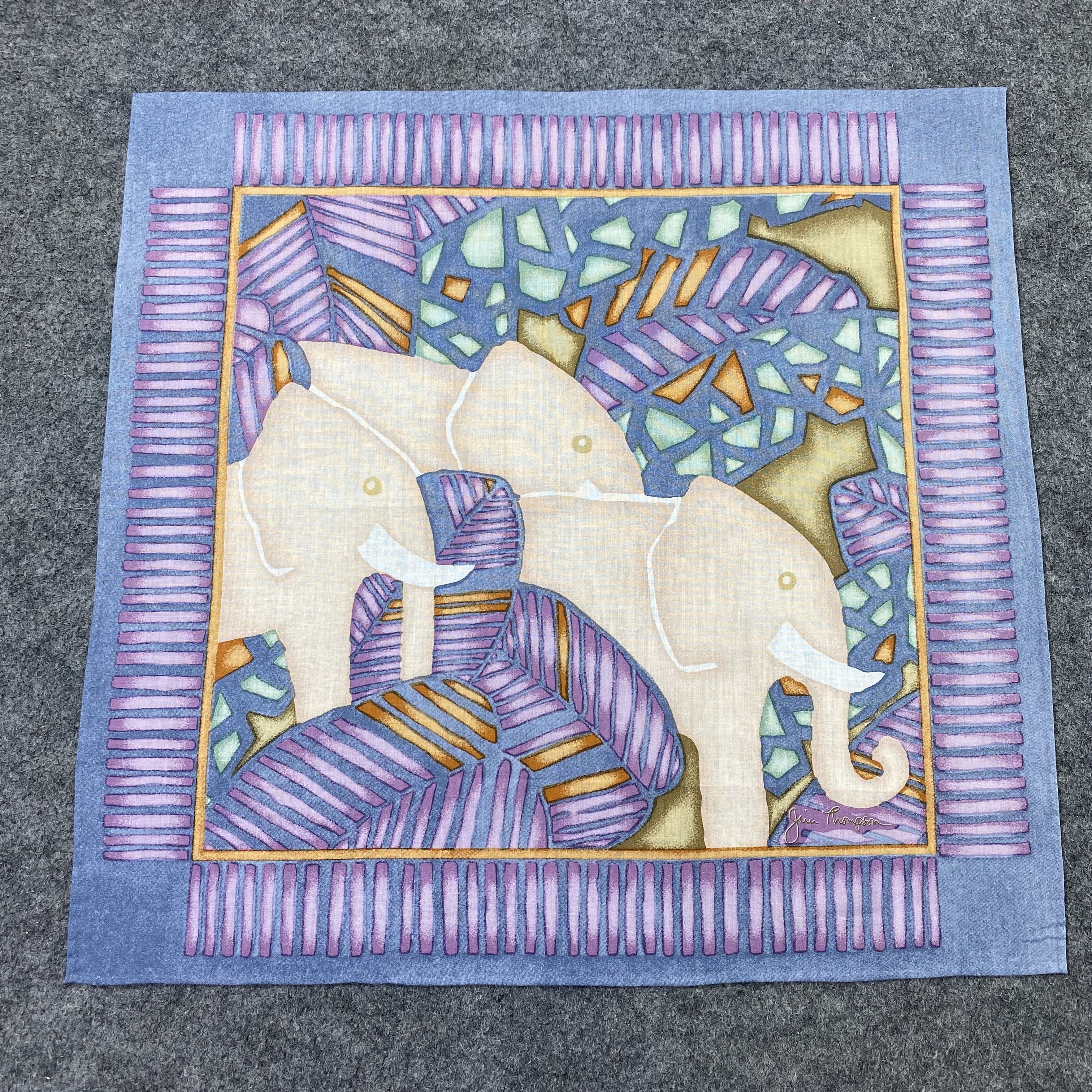 Jim Thompson Jim Thompson Handkerchief / Bandana / Neckerchief-B2082 Size ONE SIZE - 3 Thumbnail